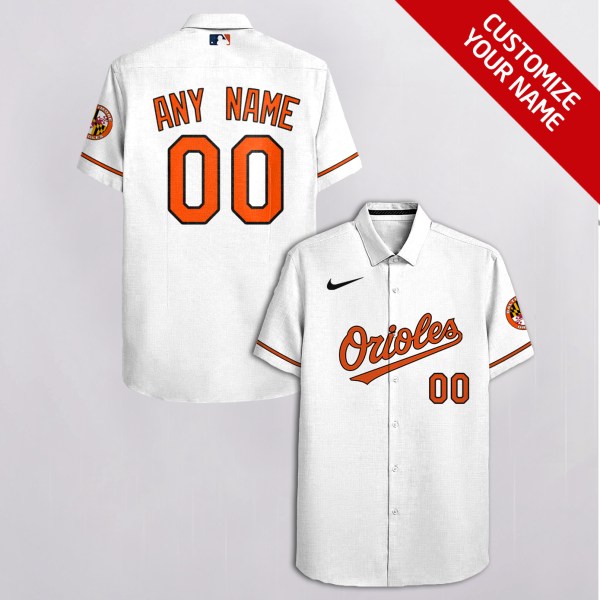 Baltimore orioles MLB Personalized Hawaiian Shirt