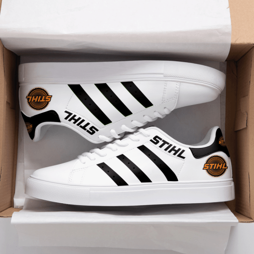 STIHL Black And White Stan Smith Low Top Shoes Ver 1