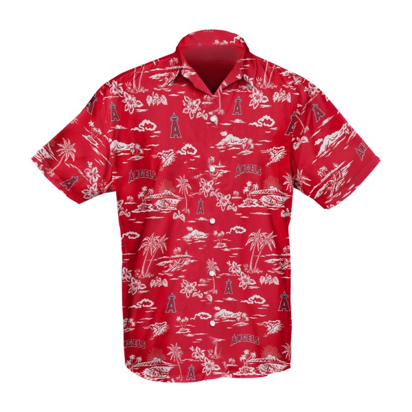 Los Angeles Angels MLB Palm Tree Hawaiian Shirt