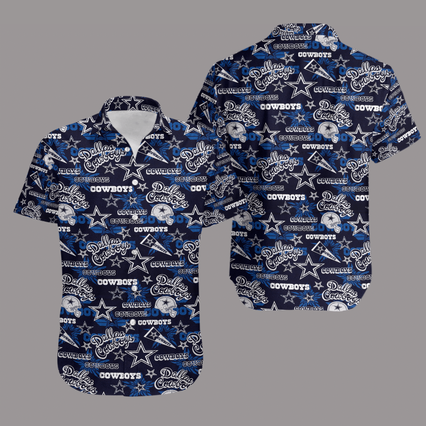 Dallas Cowboys Retro Star Hawaiian Shirt