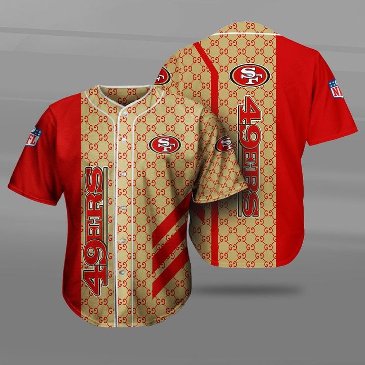 San Francisco 49ers NFL Gucci Baseball Jersey