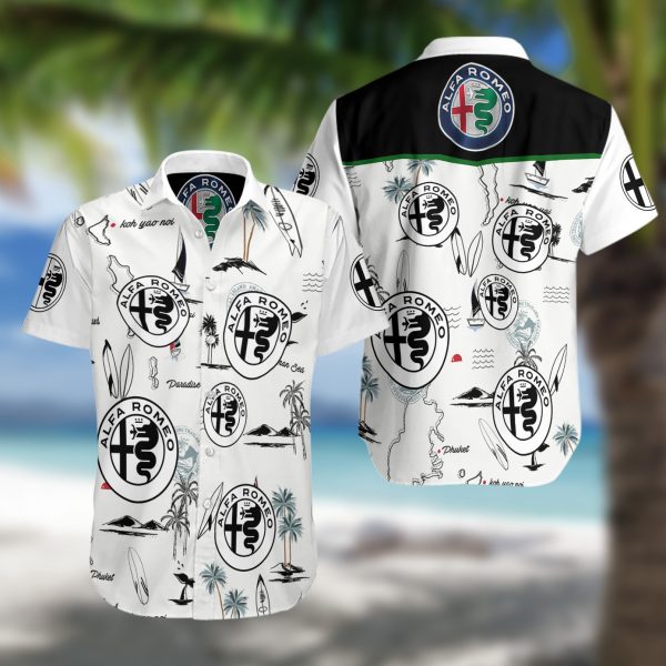 Alfa Romeo F1 Hawaiian Shirt