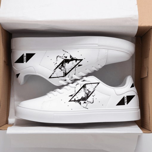 Avicii White 3D Over Printed Stan Smith Shoes