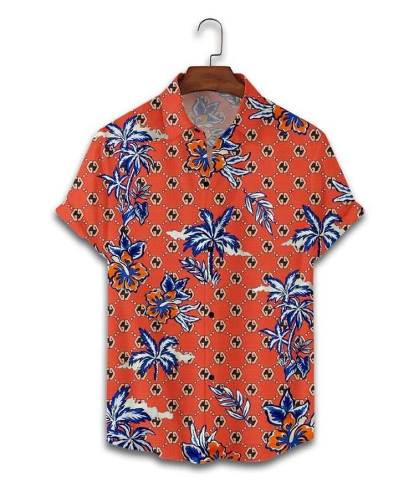 Gucci palm tree tropical hawaiian shirt and short
