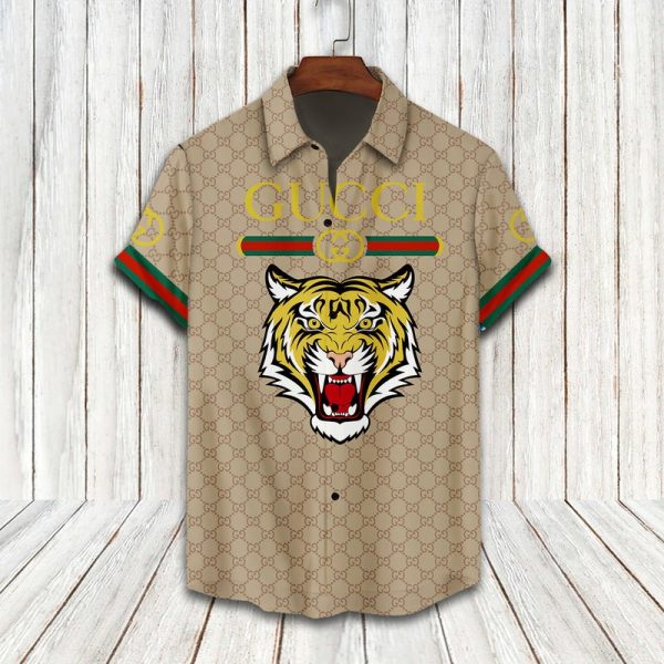 Gucci tiger hawaiian shirt and short