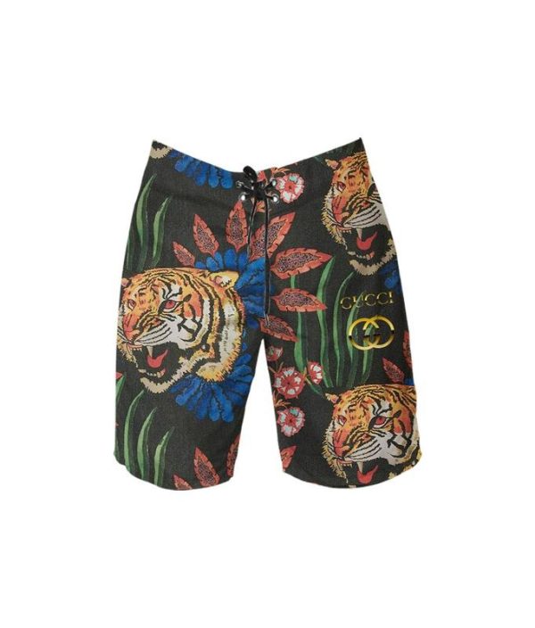 Gucci tiger tropical hawaiian shirt and short