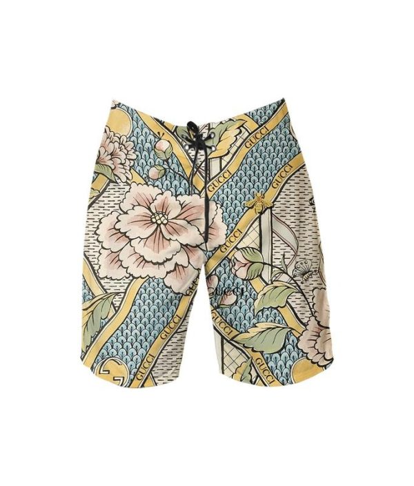Gucci butterfly flower hawaiian shirt and short