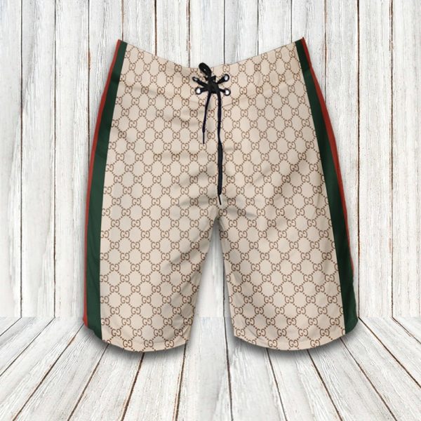 Gucci supreme ophidia hawaiian shirt and short