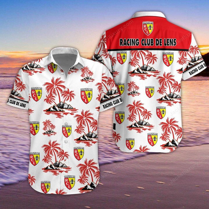 Racing Club de Lens Hawaiian Shirt