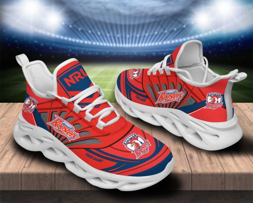 Sydney Roosters NRL Custom Name Clunky Max Soul Shoes