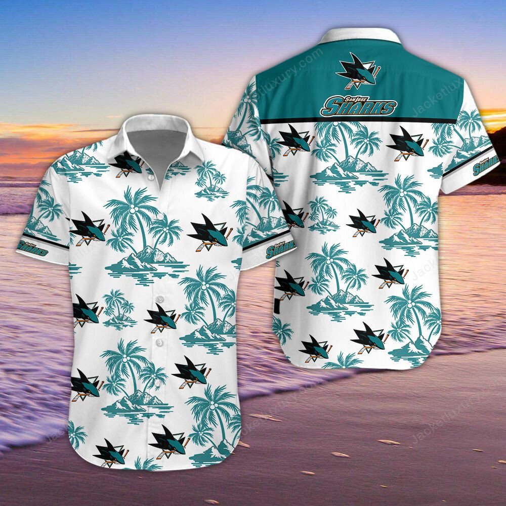 San Jose Sharks NHL Hawaiians Shirt
