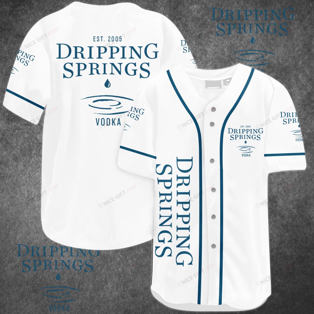 Dripping Springs Vodka Baseball Jersey
