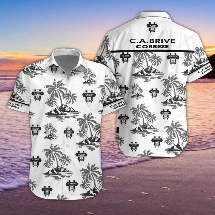 CA Brive Hawaiian Shirt