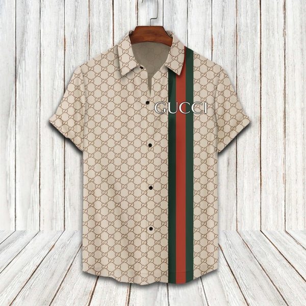 Gucci supreme ophidia hawaiian shirt and short