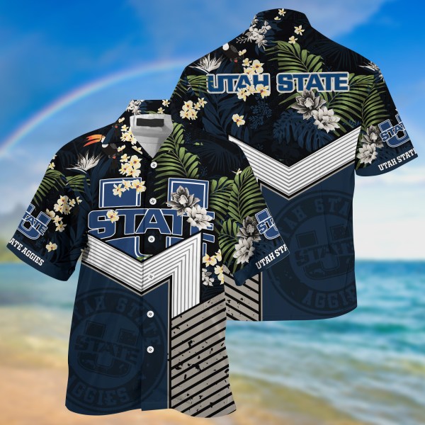 Utah State Aggies New Collection Summer 2022 Hawaiian Shirt