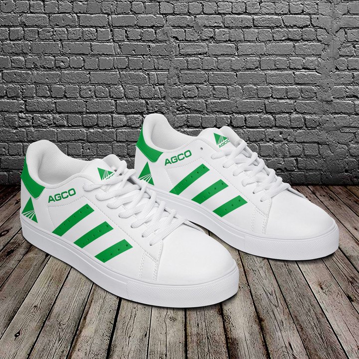 AGCO Green And White Stan Smith Low Top Shoes