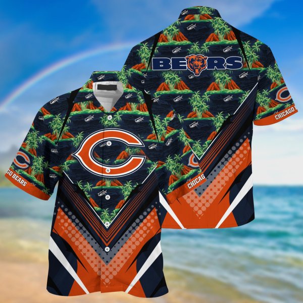 Chicago Bears NFL Tropical Hawaiian Shirt