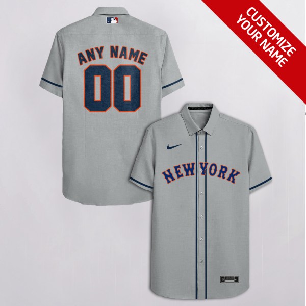 New York Mets MLB Personalized Hawaiian Shirt