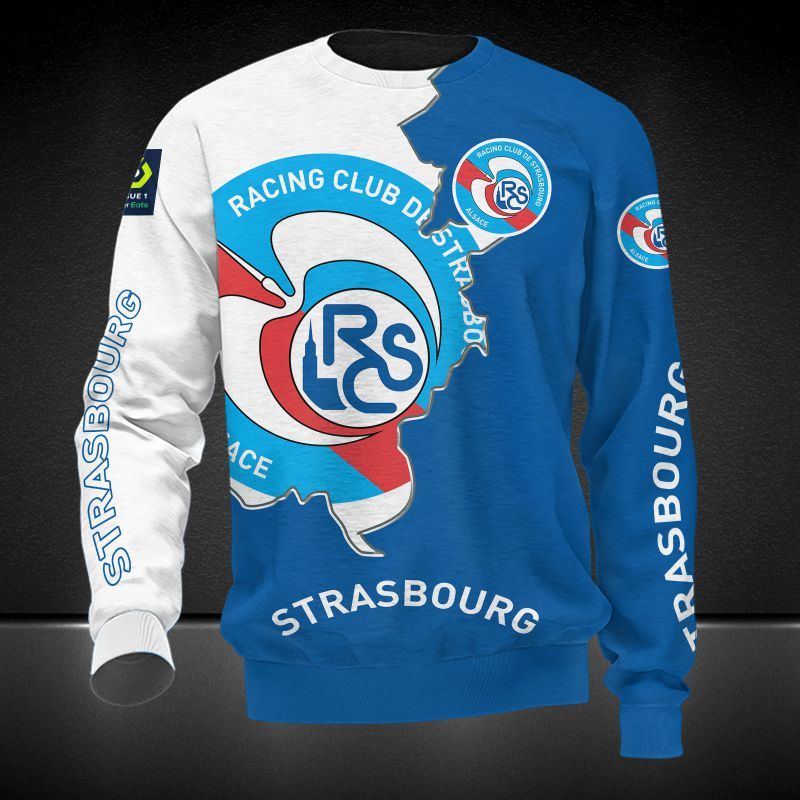 RC Strasbourg Alsace 3d all over printed hoodie