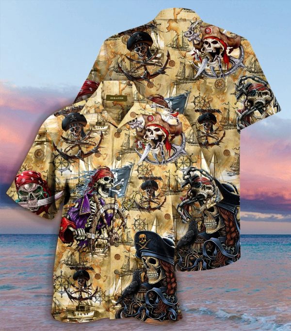 Amazing Pirate Skull Hawaiian Shirt