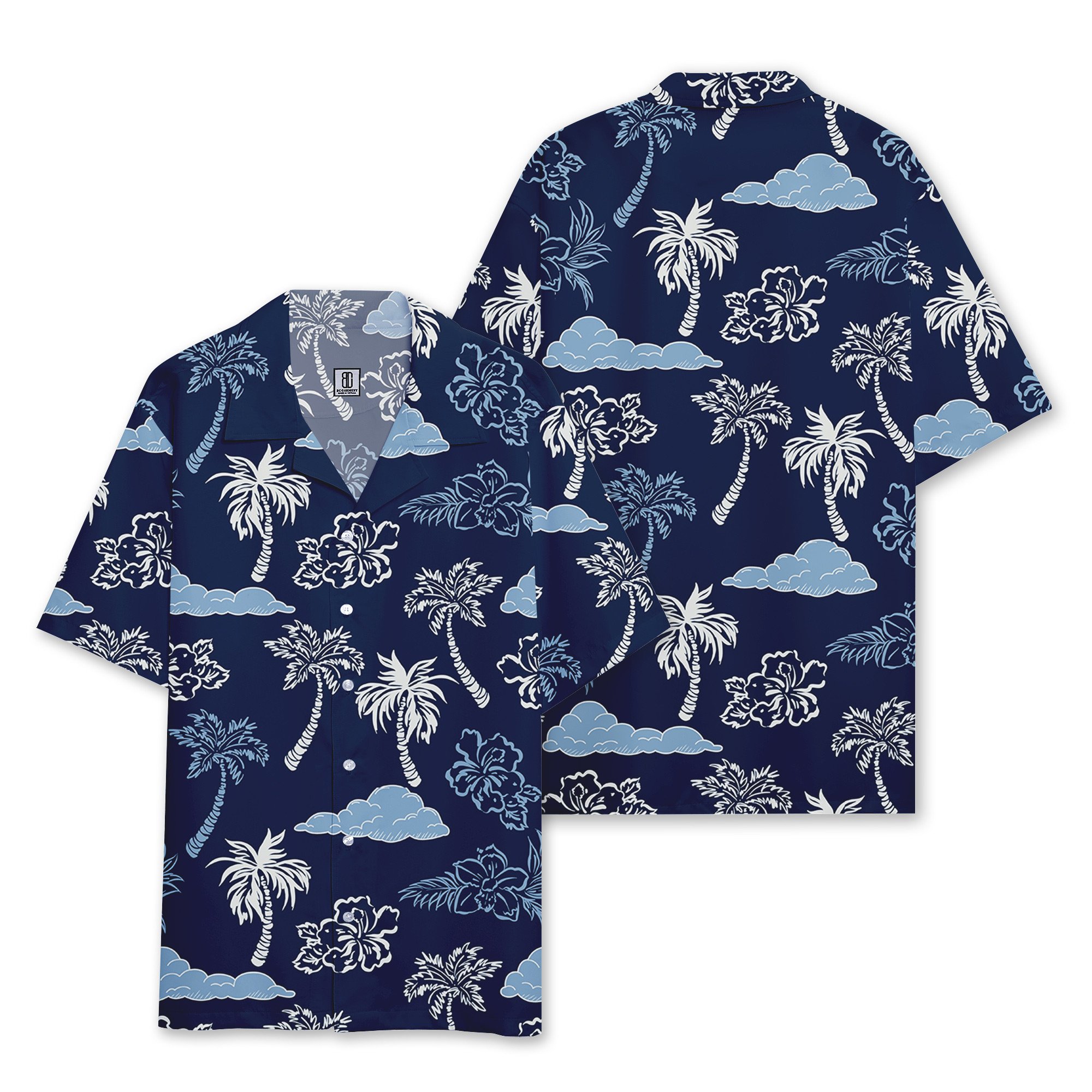 Summer Vibes With Palm Trees Hawaiian Shirt