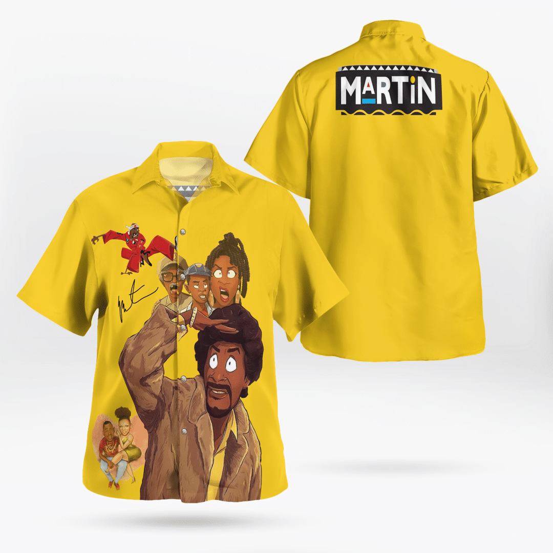 Martin TV Series Yellow Hawaiian Shirt