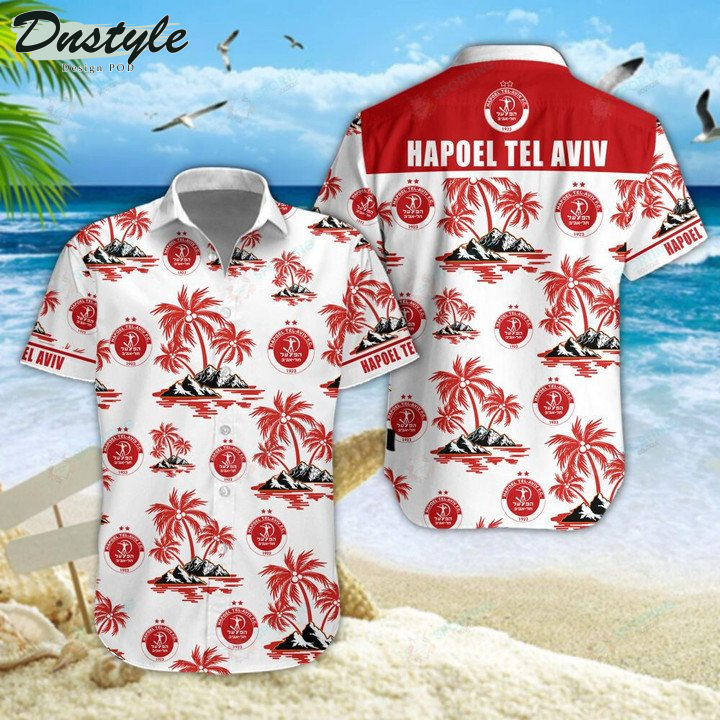 Hapoel Tel Aviv F.C Hawaiian Shirt