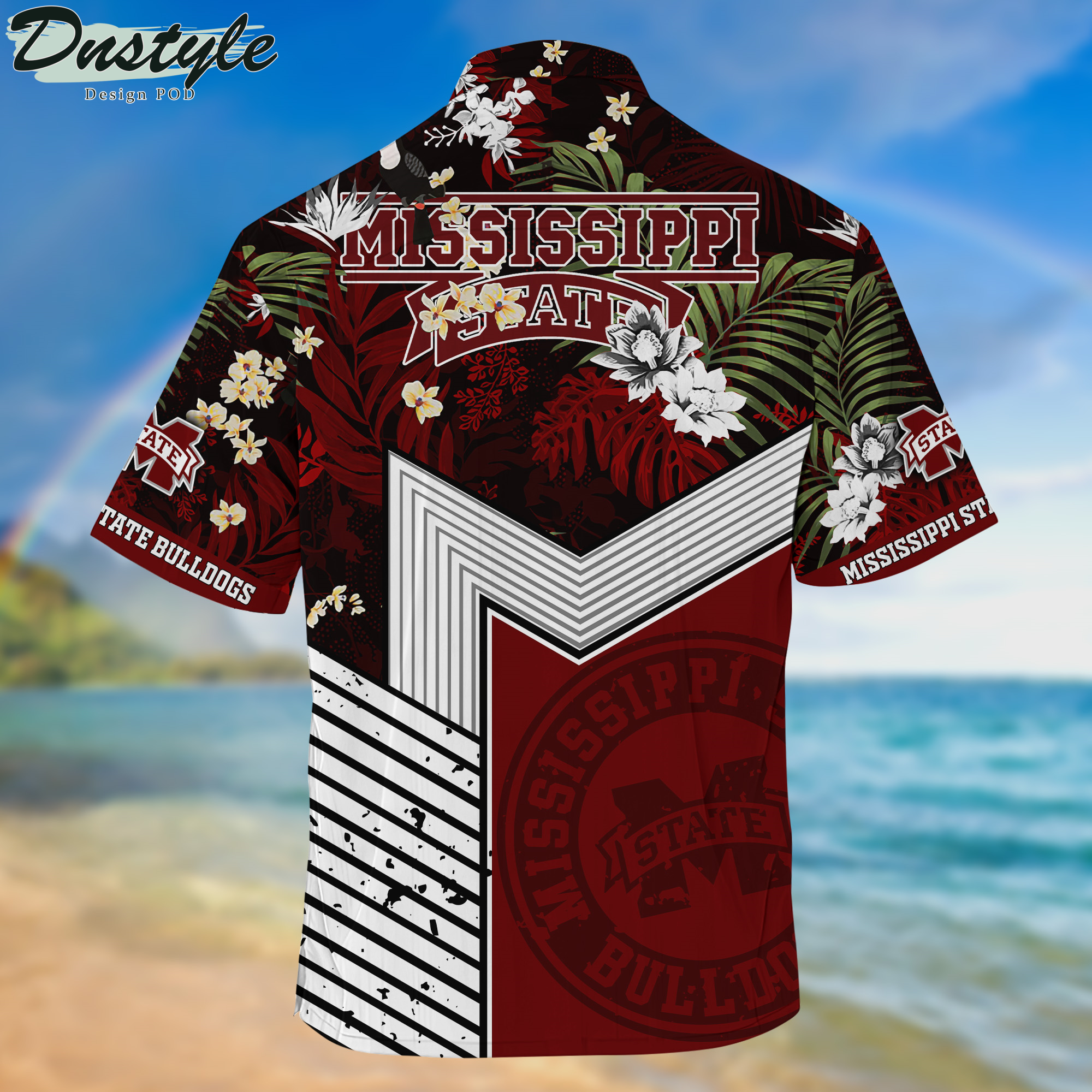 Mississippi State Bulldogs Tropical New Collection Hawaii Shirt And Shorts