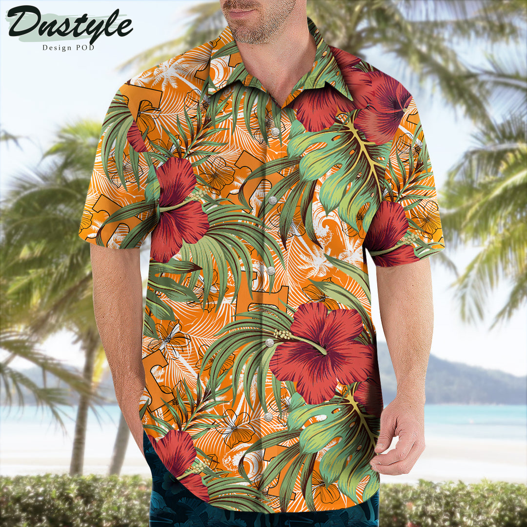 Tennessee Volunteers Hibiscus Tropical Hawaii Shirt