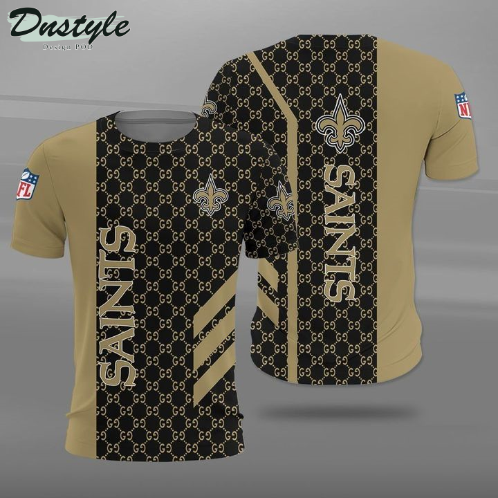 New Orleans Saints Gucci 3d Printed Hoodie Tshirt