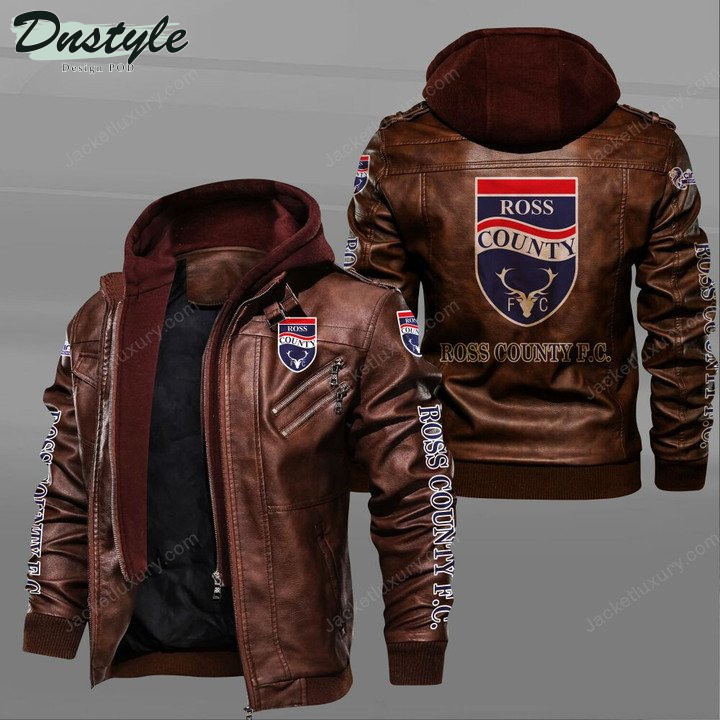 Ross County F.C Leather Jacket