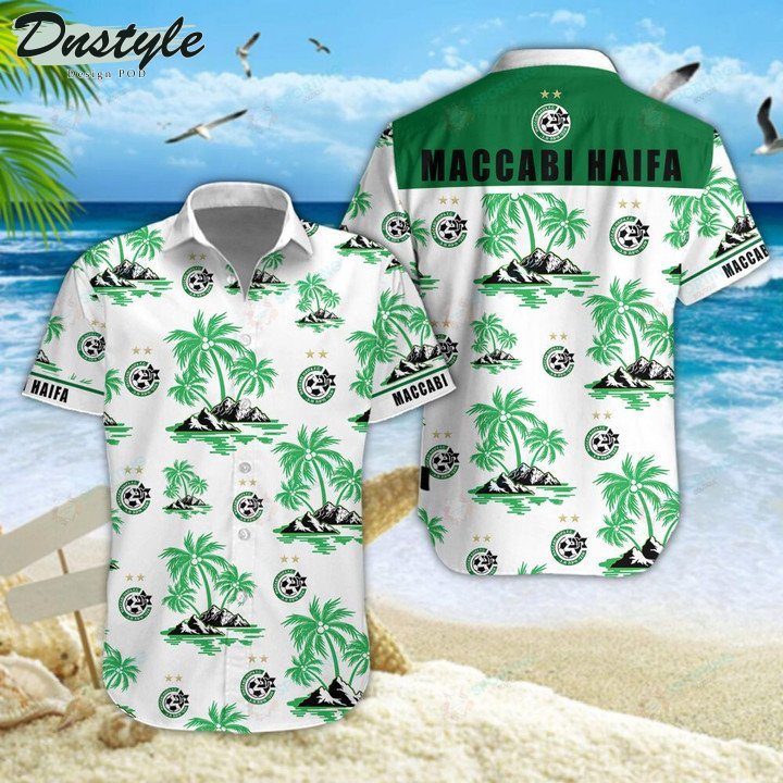 Maccabi Haifa F.C Hawaiian Shirt