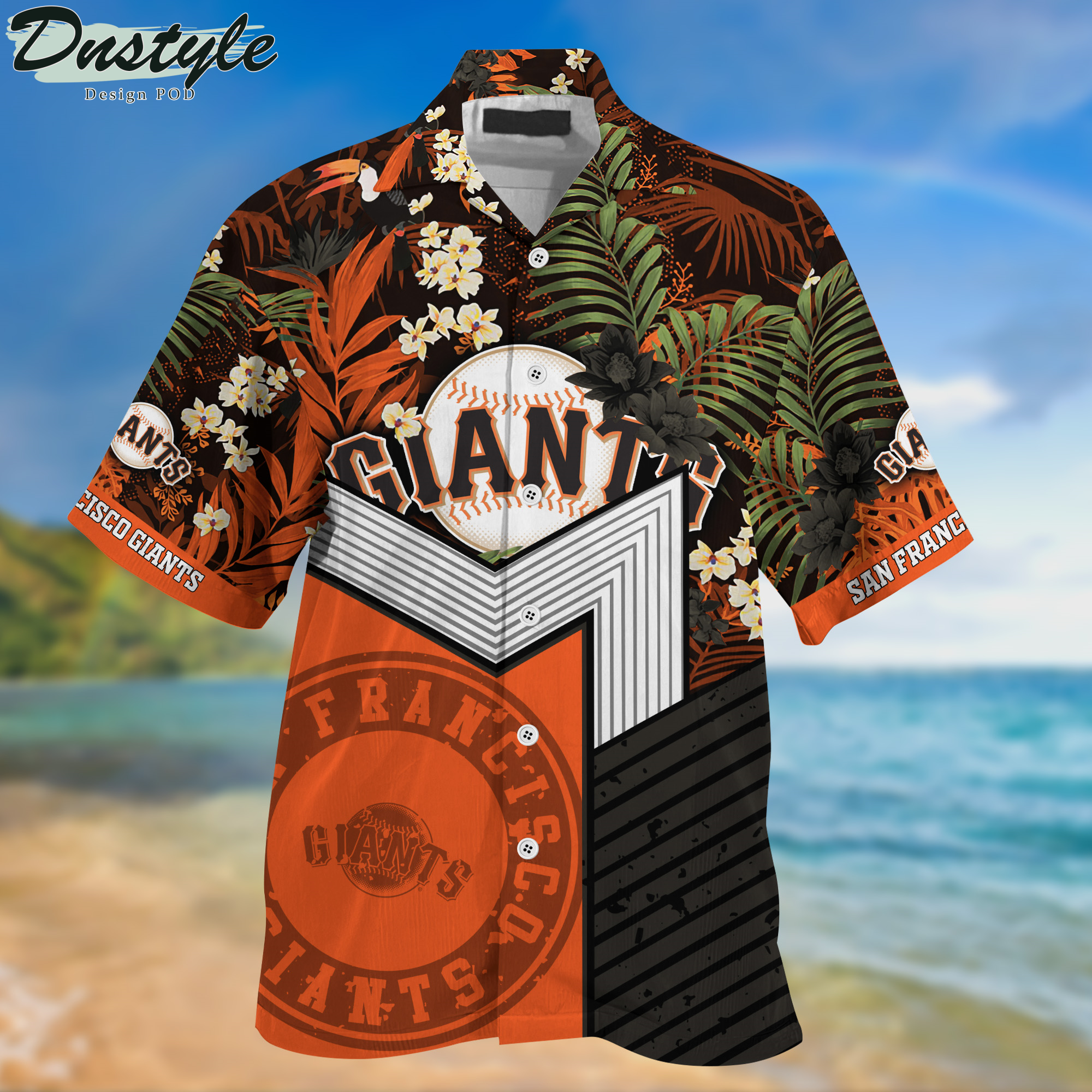 San Francisco Giants Tropical New Collection Hawaii Shirt And Shorts