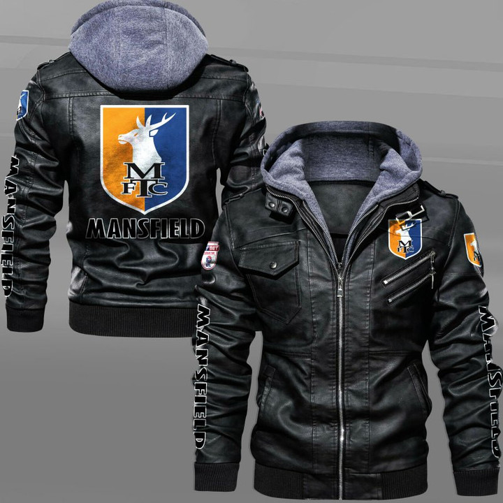 Mansfield Town FC Leather Jacket