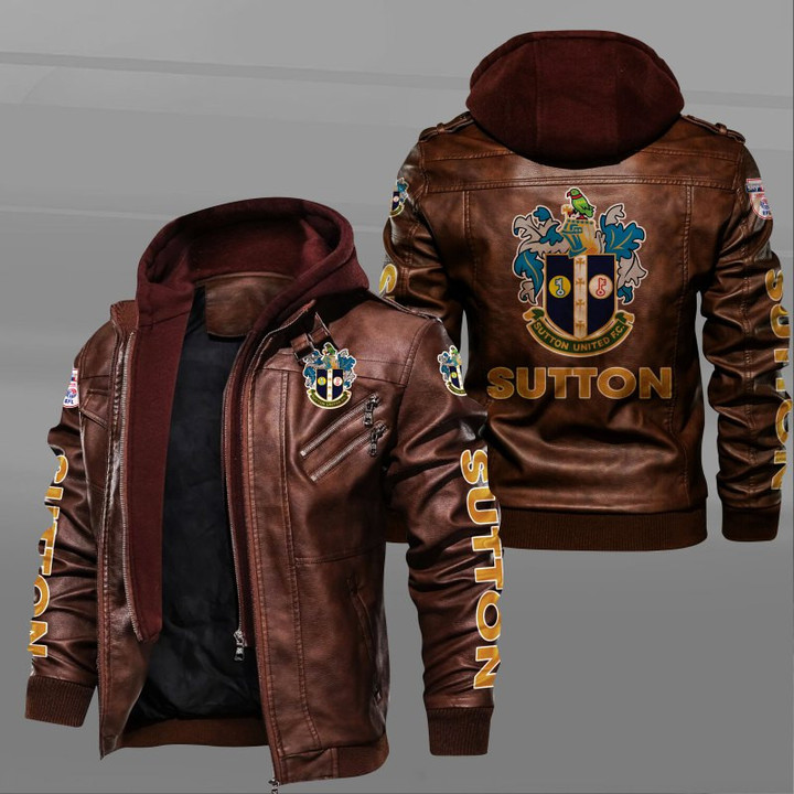 Sutton United FC Leather Jacket