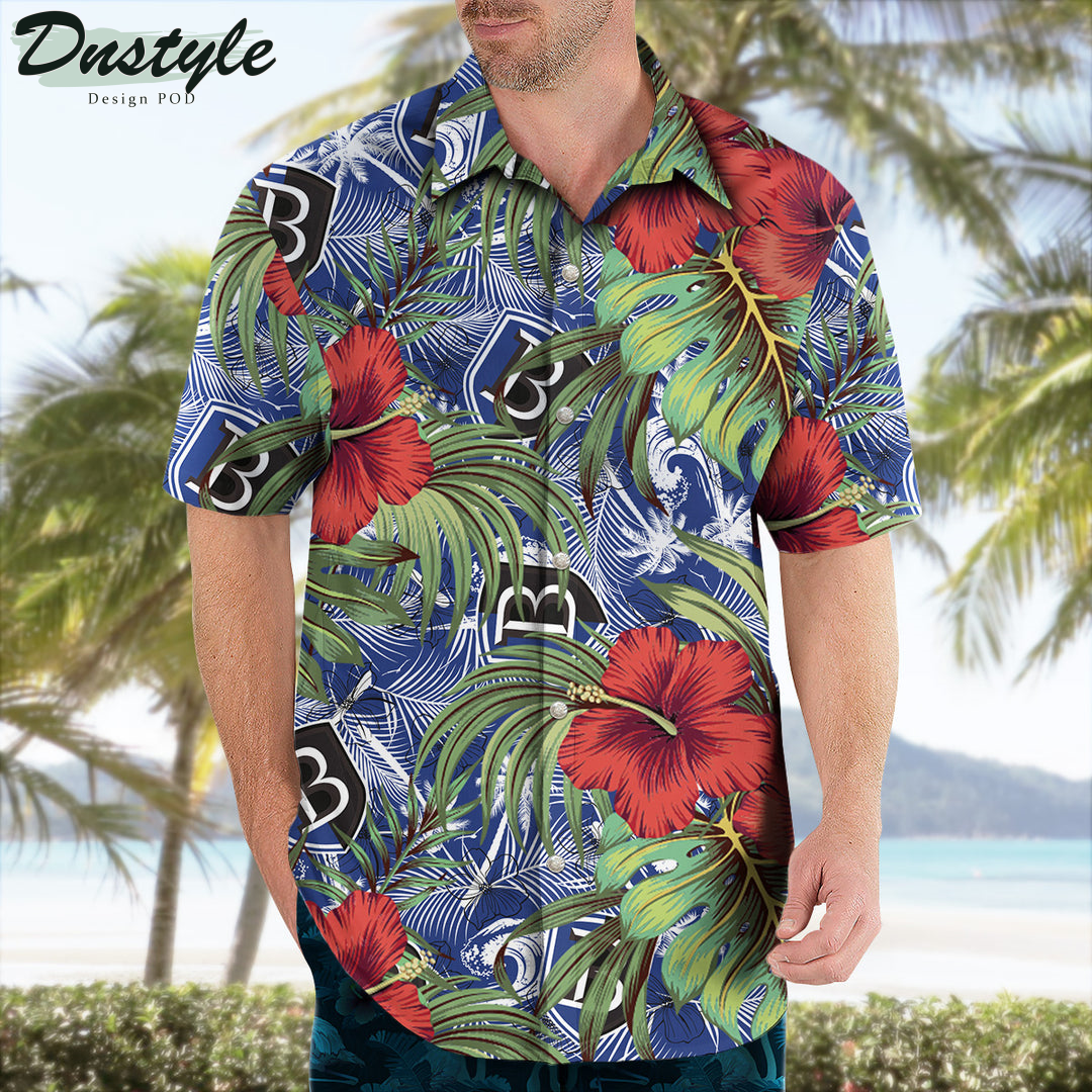 Bentley Falcons Hibiscus Tropical Hawaii Shirt