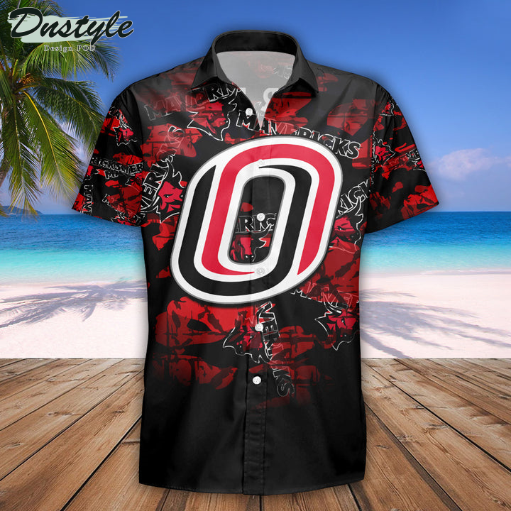 Personalized Omaha Mavericks Camouflage Vintage NCAA Hawaii Shirt