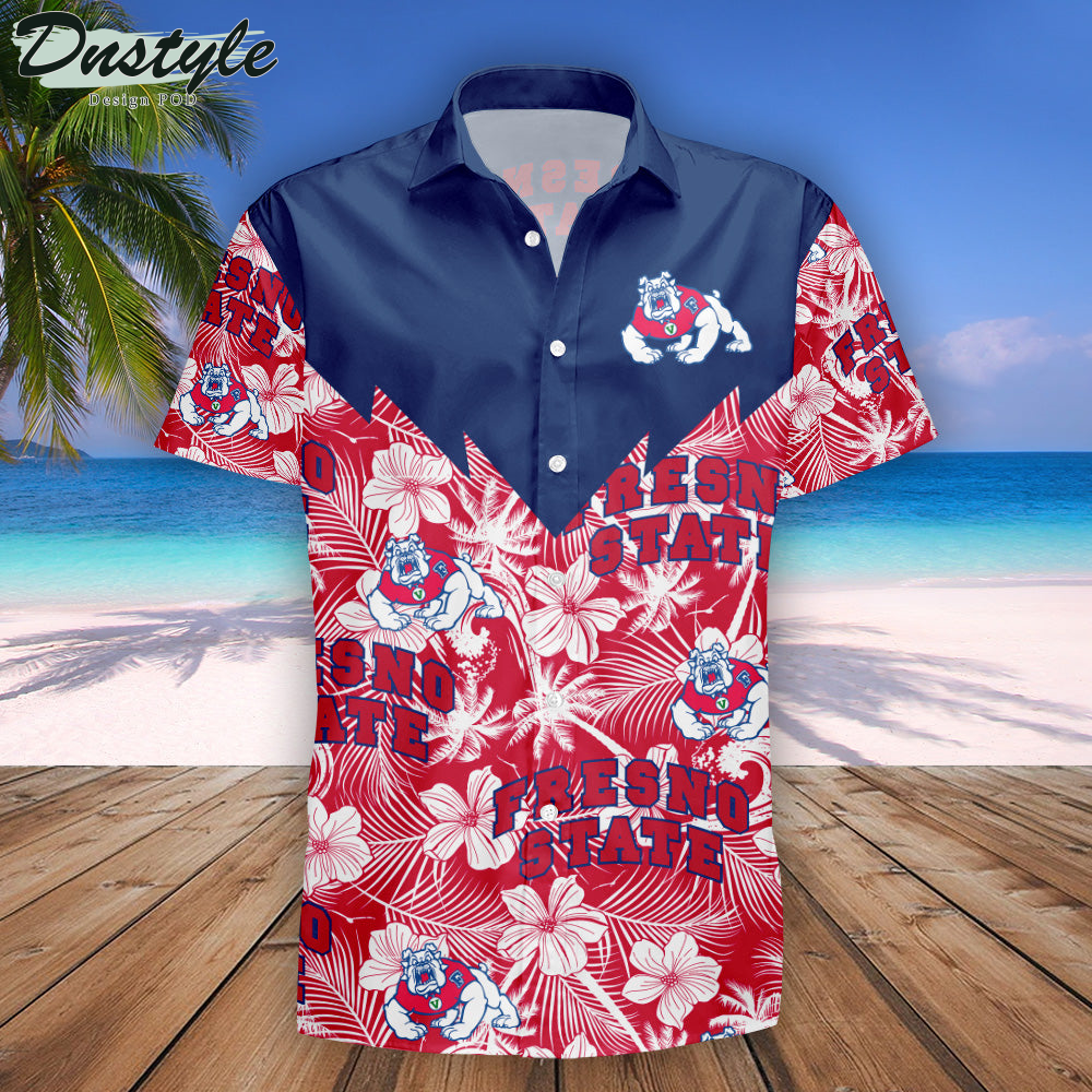 Fresno State Bulldogs Tropical Seamless NCAA Hawaii Shirt