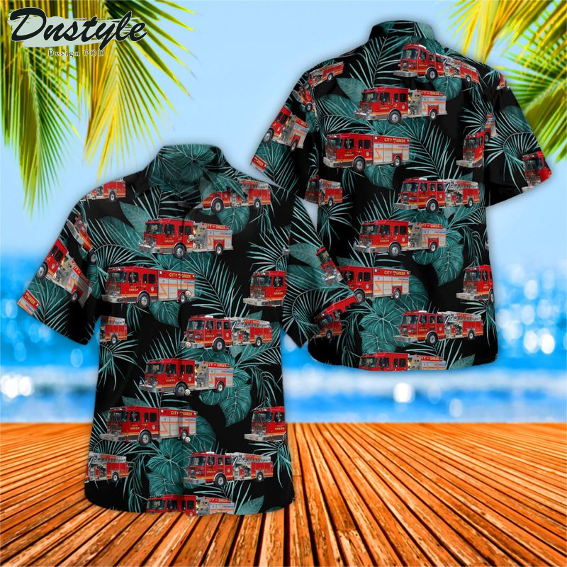 Maryland Bay District Volunteer Fire Department Hawaiian Shirt