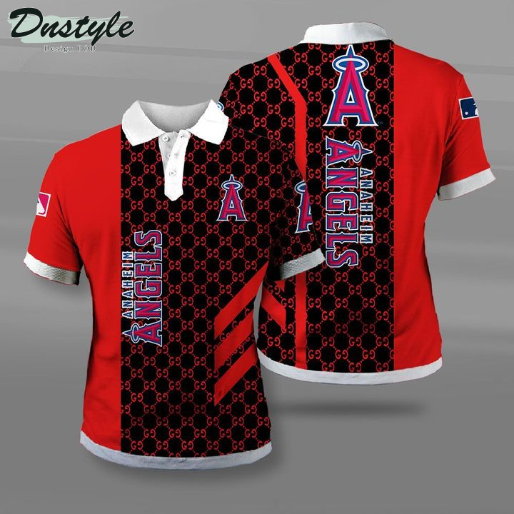 Los Angeles Angels 3d Gucci Polo Shirt