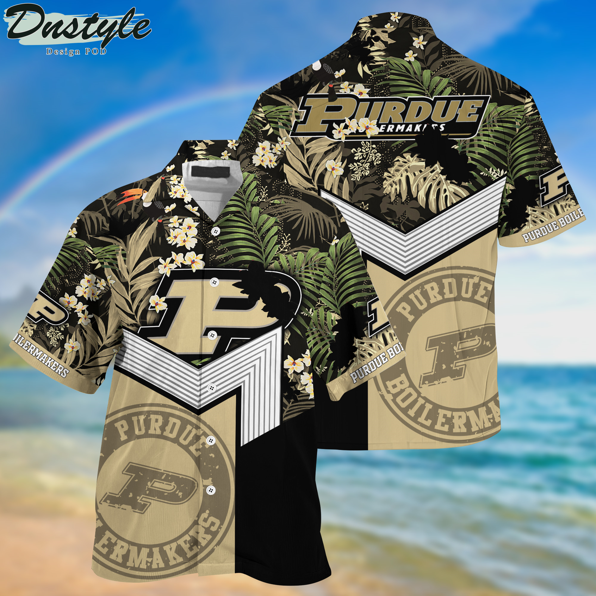 Purdue Boilermakers Hawaii Shirt And Shorts New Collection