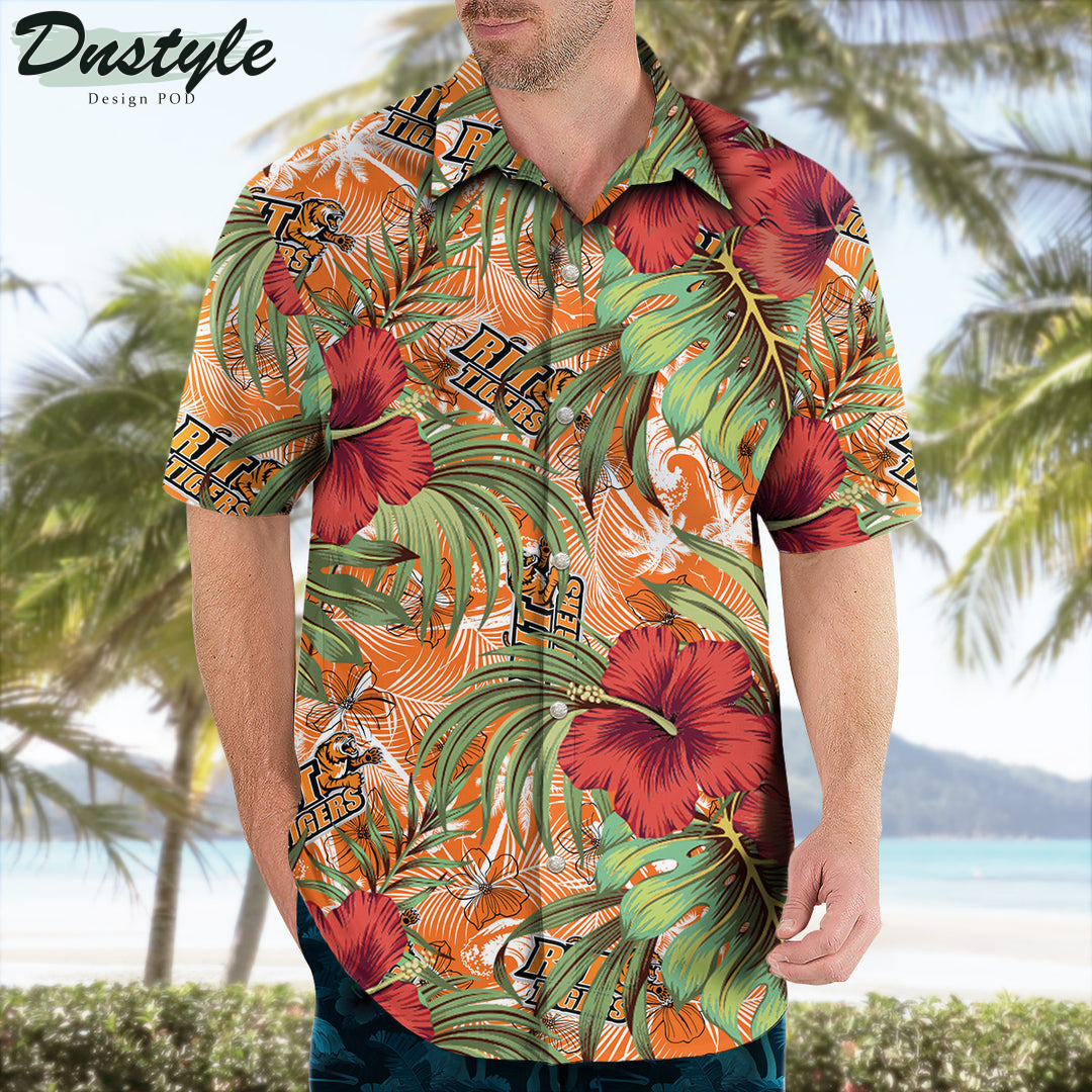 Rit Tigers Hibiscus Tropical Hawaii Shirt