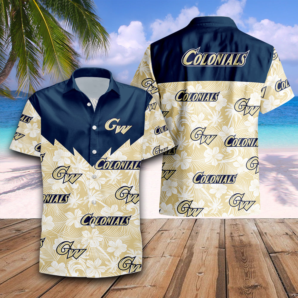 George Washington Colonials Tropical Seamless NCAA Hawaii Shirt
