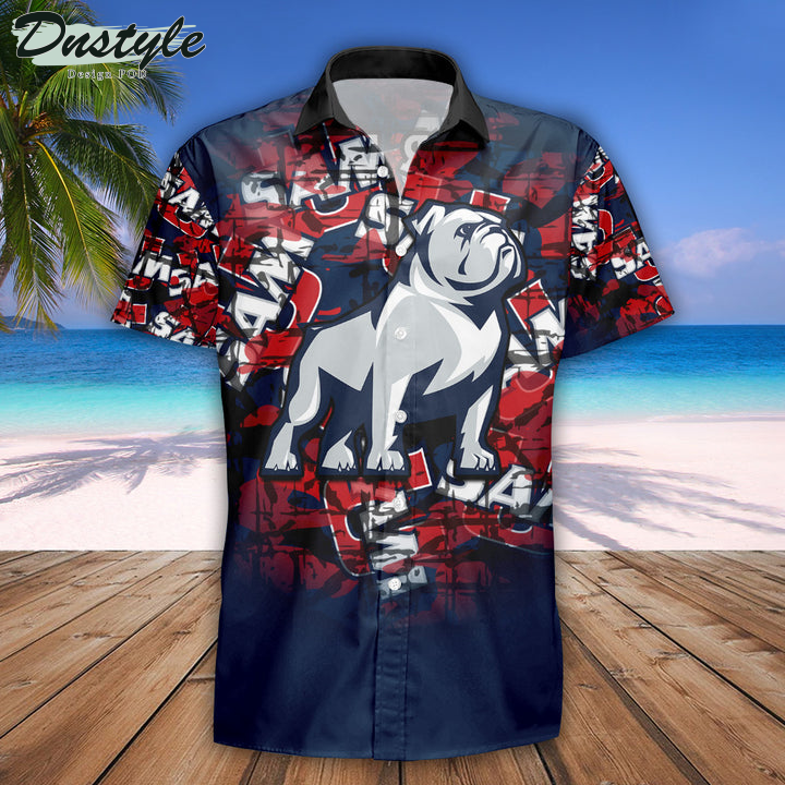 Personalized Samford Bulldogs Camouflage Vintage NCAA Hawaii Shirt
