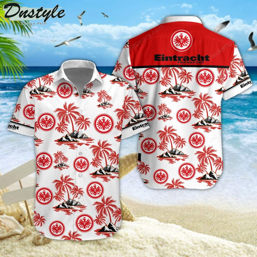 Eintracht Frankfurt Hawaiian Shirt Beach Short