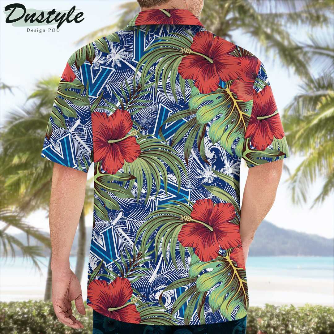 Villanova Wildcats Hibiscus Tropical Hawaii Shirt