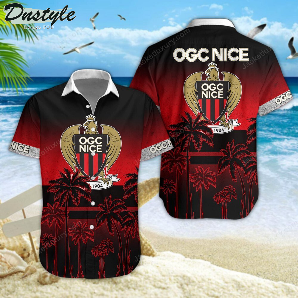 OGC Nice Hawaiian Shirt Beach Short