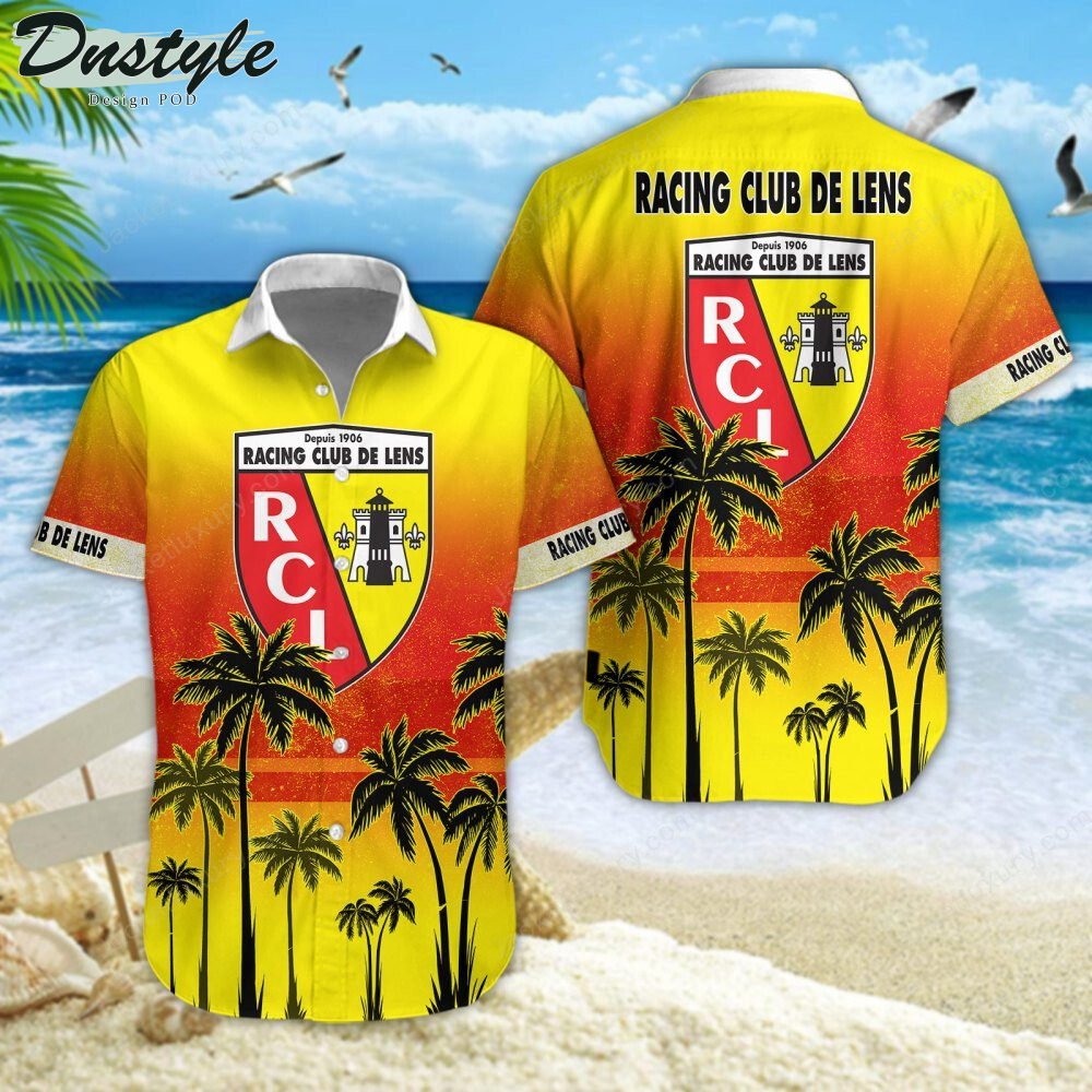 Racing Club de Lens Hawaiian Shirt Beach Short