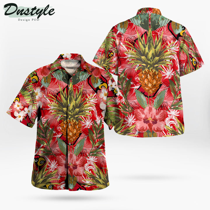 Louisville Cardinals Pineapple Tropical Hawaiian Shirt