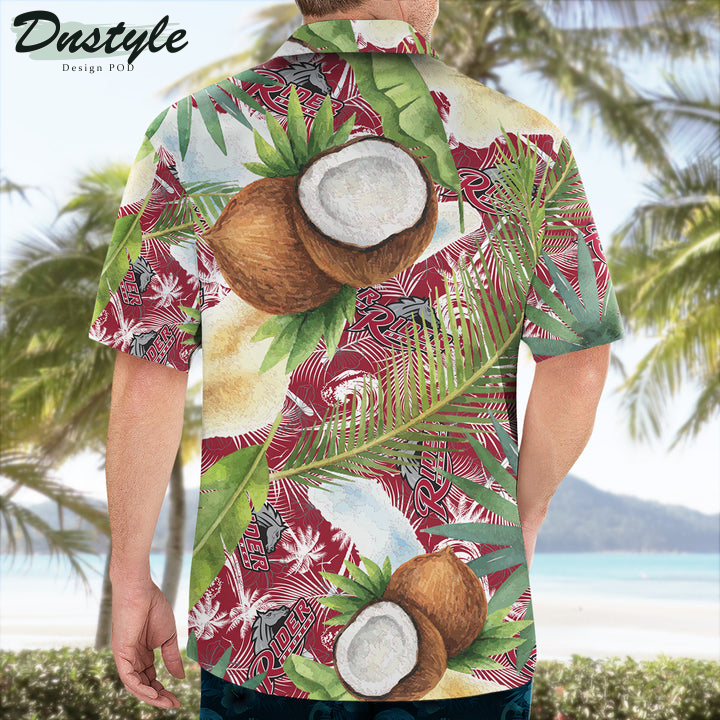 Rider Broncs Coconut Tropical Hawaiian Shirt